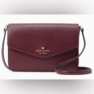 Kate Spade Sadie Envelope Crossbody in Mulled Wine